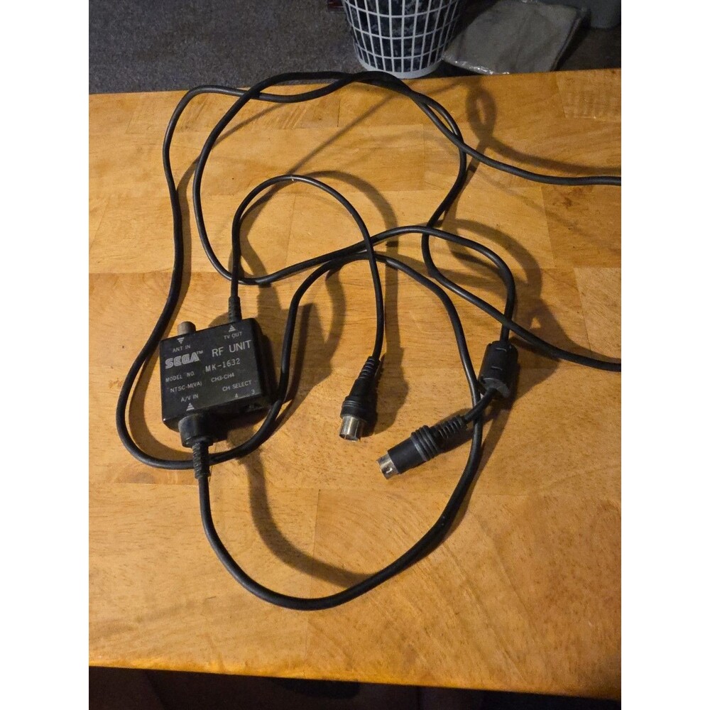 Sega Genesis OEM RF Unit MK-1632 AV Cable Adapter